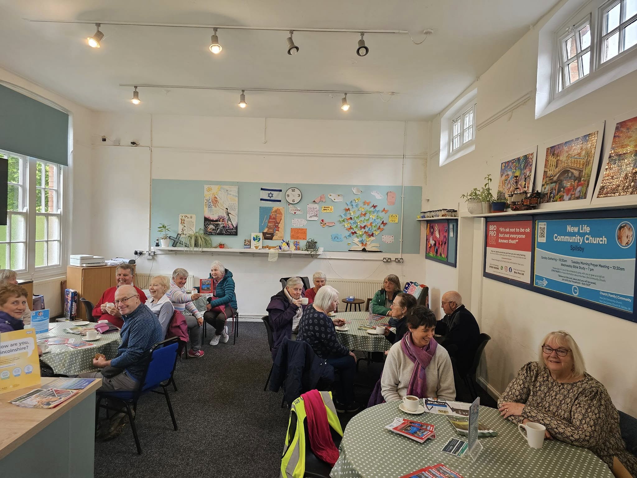 Community gathering at The Lifeline Station